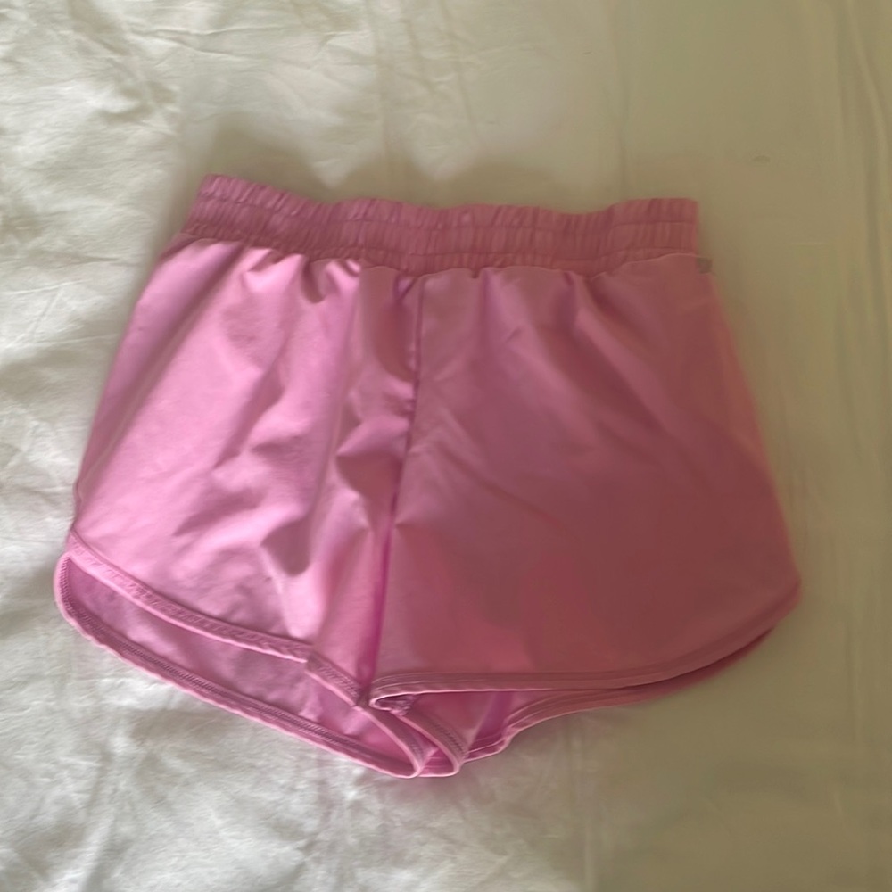 Girls, pink Dick’s Sporting Goods athletic shorts